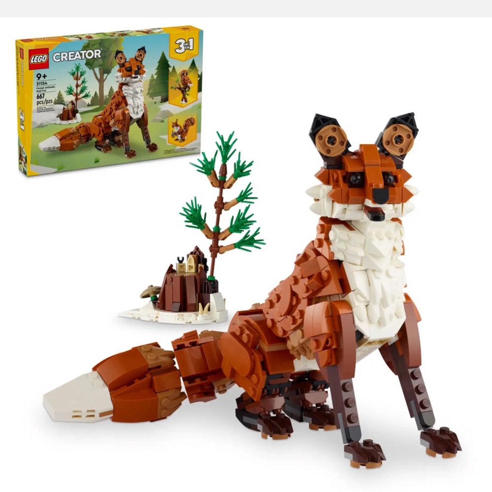 LEGO Creator Forest Animals: Red Fox 31154 NEW in Sealed Box
